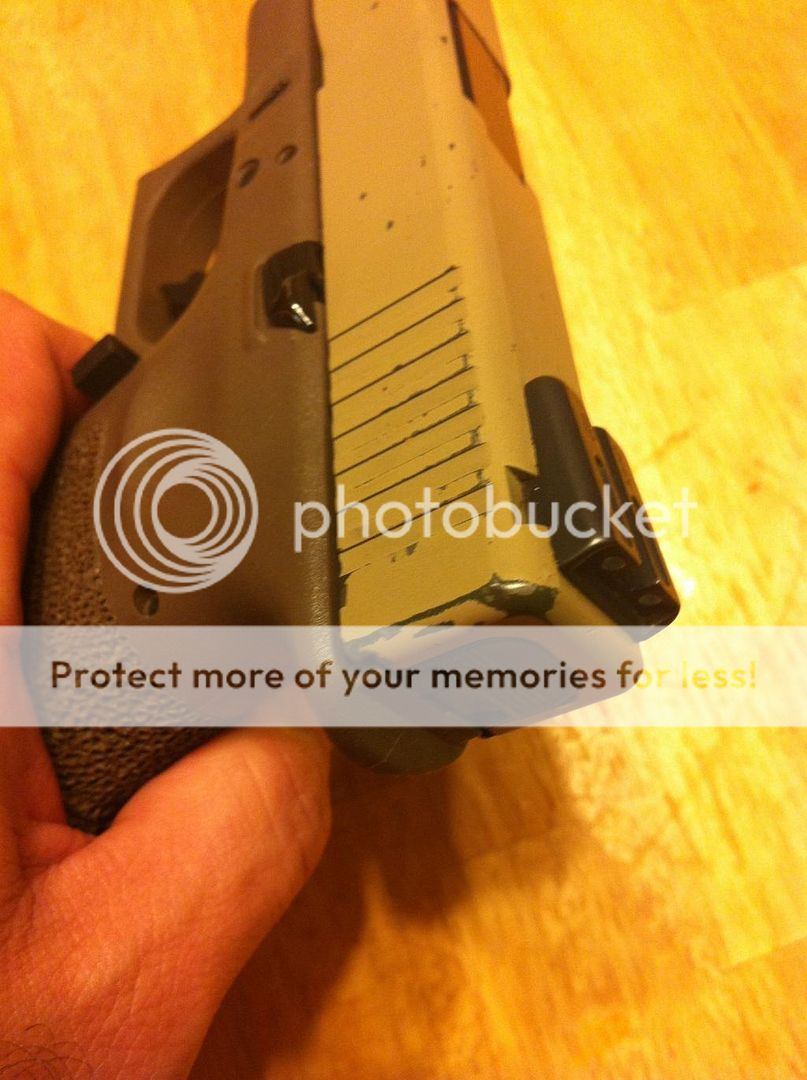 Can you paint a Glock slide?