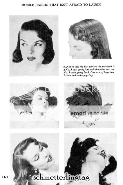 Vintage 1950s ATOMIC Hairstyles Create 50s Hair Book